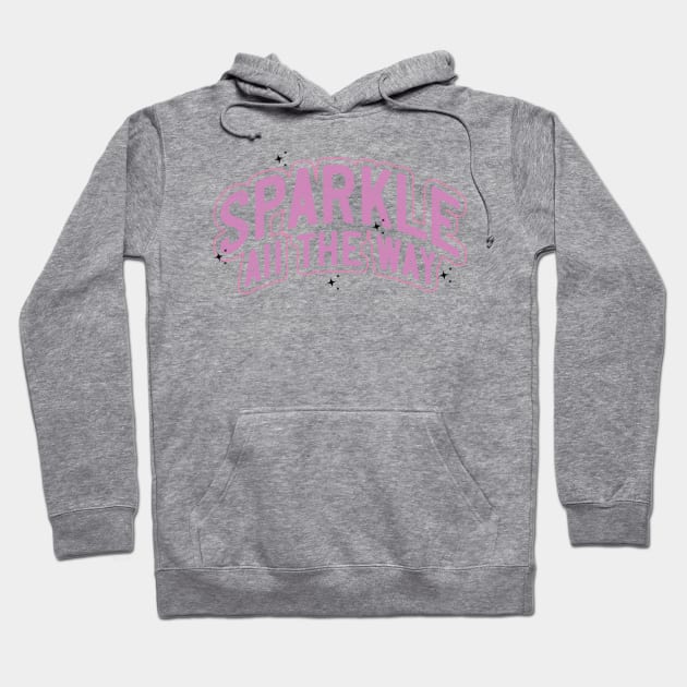 Sparkle All The Way Hoodie by MZeeDesigns